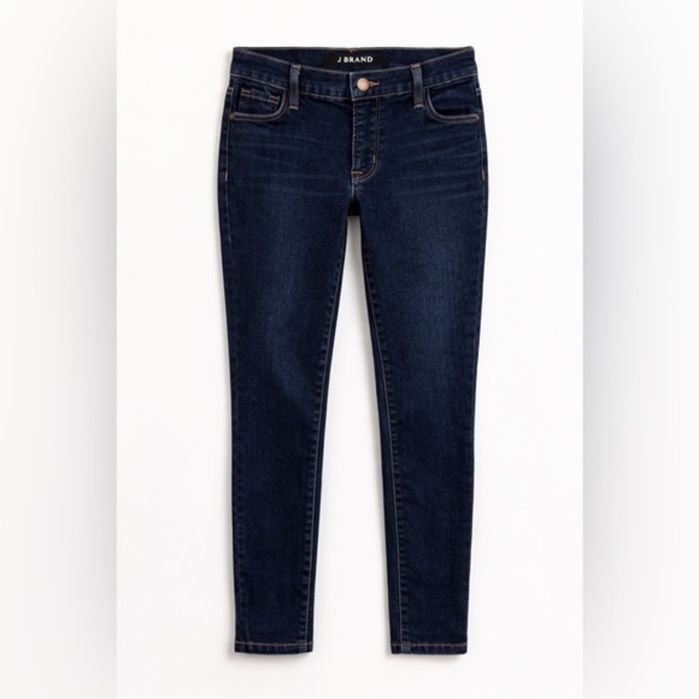 🇺🇸 J Brand Capri Ankle Skinny Jeans 29 Dark Wash Mid Rise Stretch USA